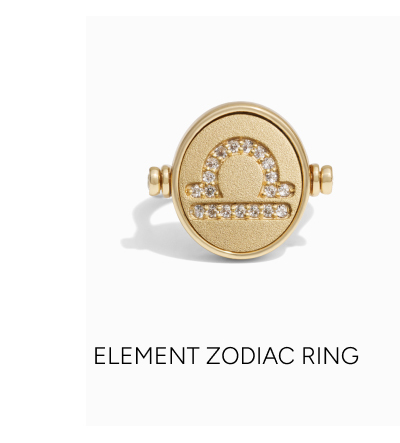 Zodiac + Element Flip Ring