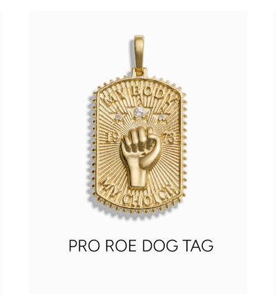 Pro Roe Dog Tag