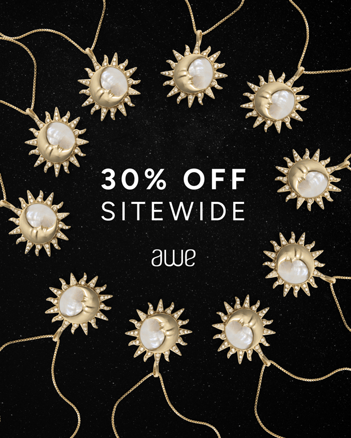 Awe Logo - 30% Off Sitewide
