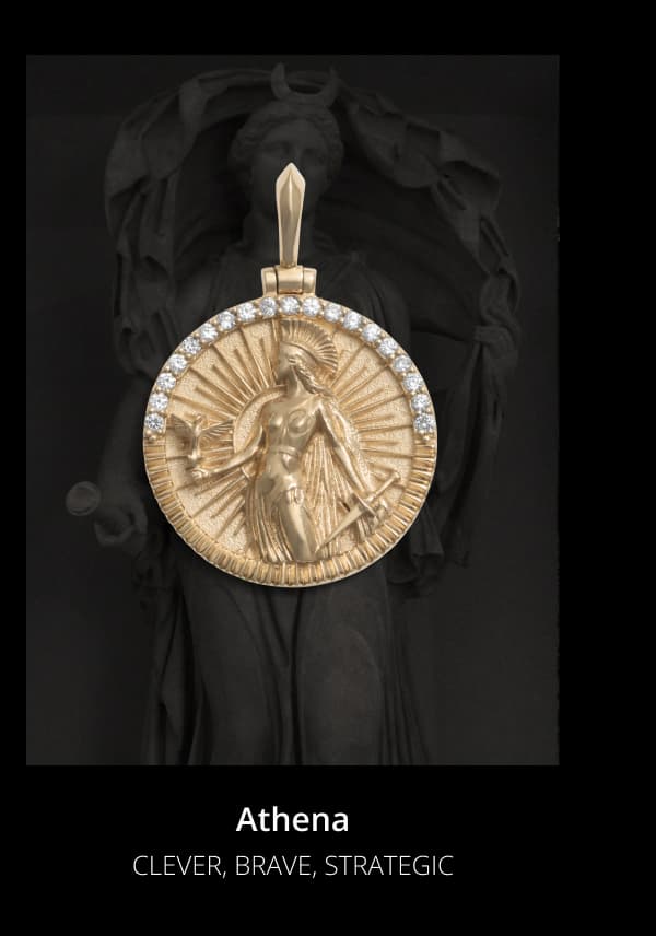 Diamond Athena Pendant