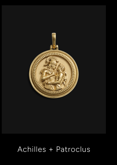 Achilles + Patroclus Pendant
