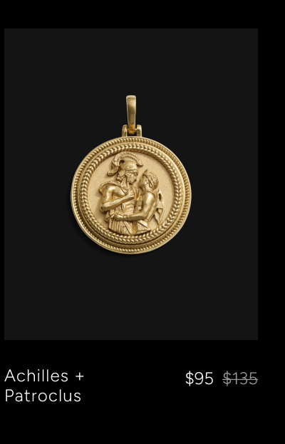 Achilles + Patroclus Pendant