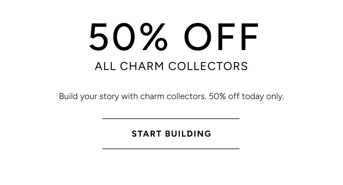 50% off all charm collectors