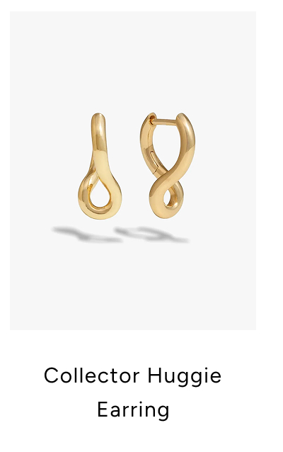 Collector Huggie Earring