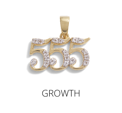 Angel Number Necklace - Growth