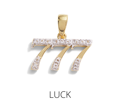 Angel Number Necklace - Luck