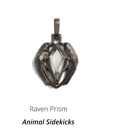 Raven Prism Amulet