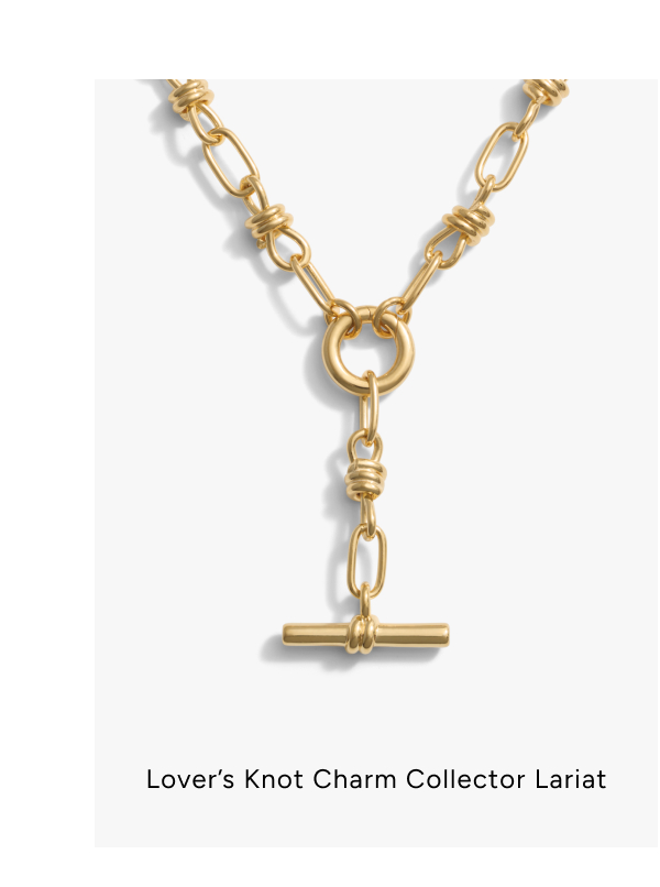 Lover’s Knot Charm Collector Lariat