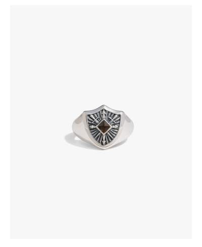 Gemstone Shield Defense Ring