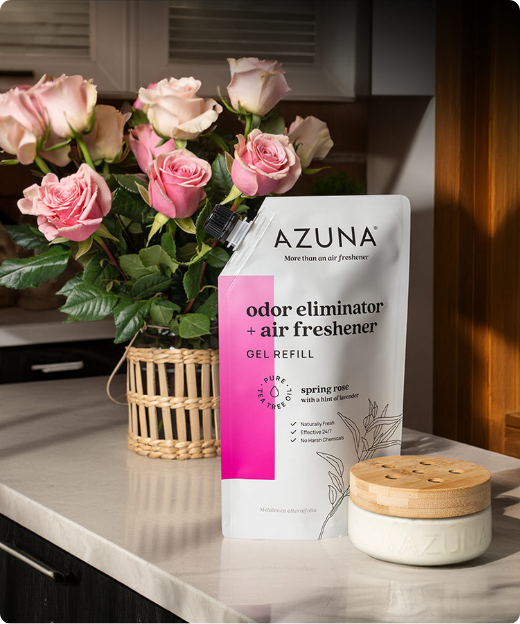 Azuna Spring Rose gel and jar