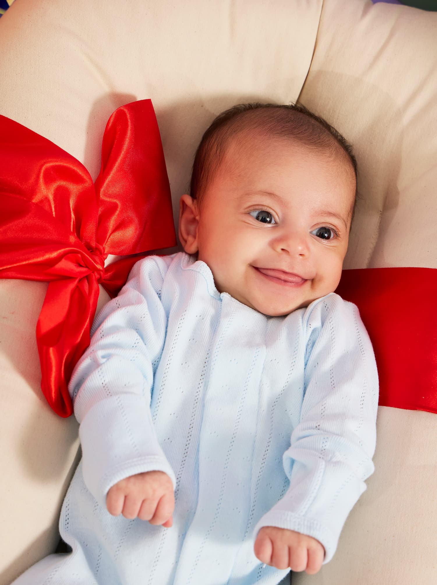 baby in magnetic me onesie