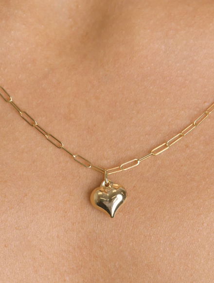 Puff Heart Charm