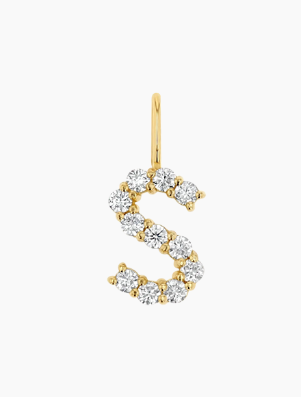 Grand Diamond Initial Charm