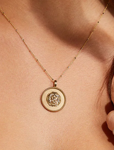 Zodiac Coin Medallion Charm