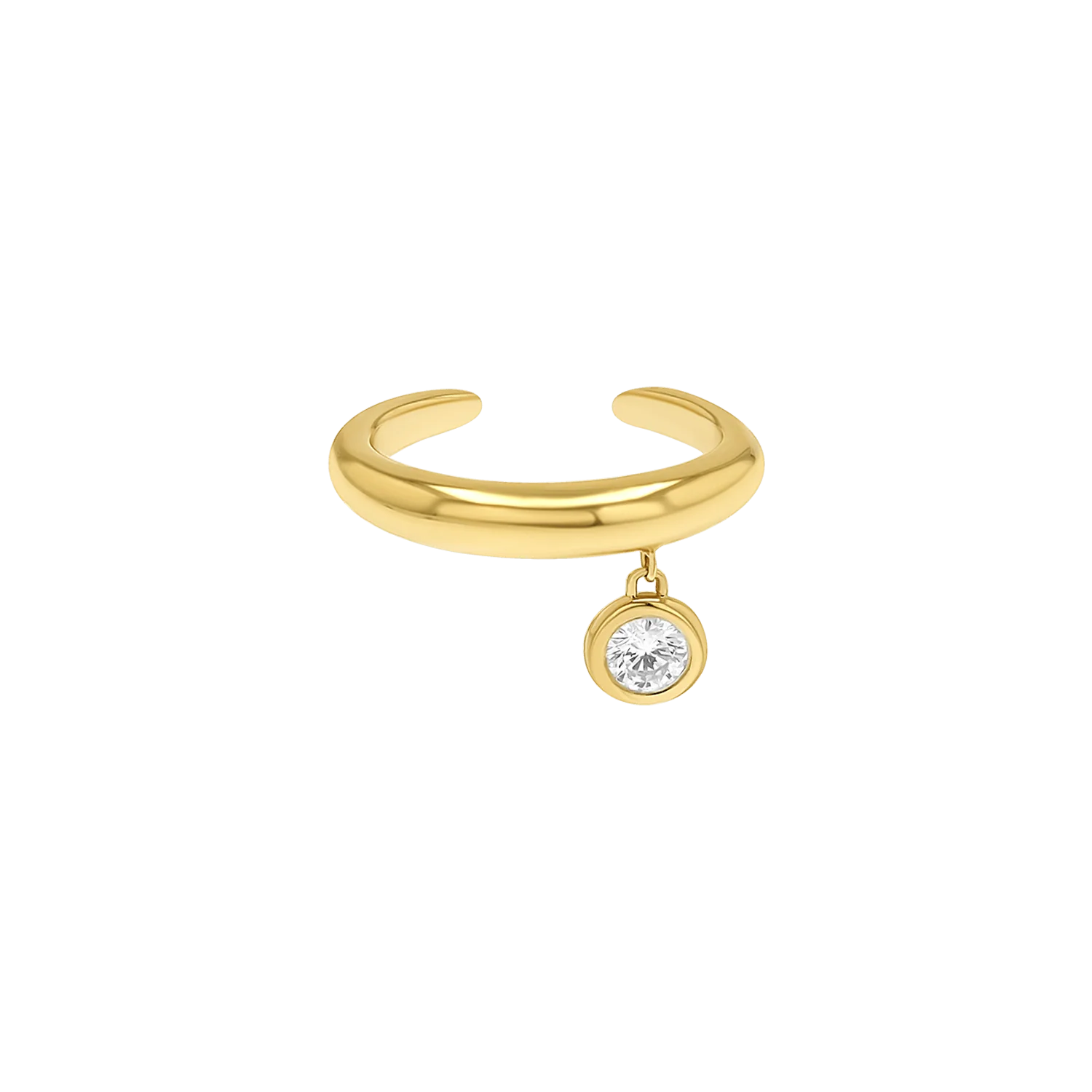 Image of Diamond Drop Ear Cuff