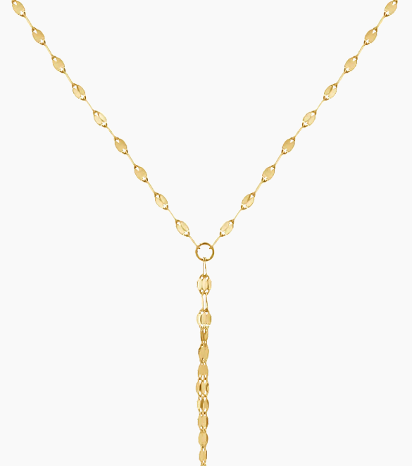 Demure Chain Lariat