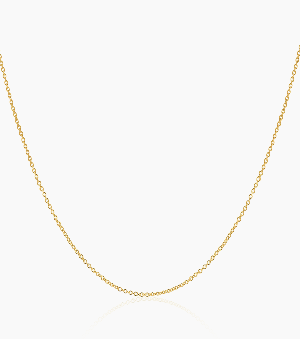 14K Gold Cable Chain Necklace