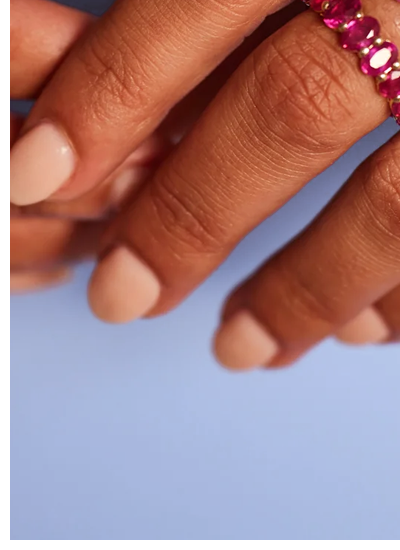 Genuine Ruby Oval Eternity Band