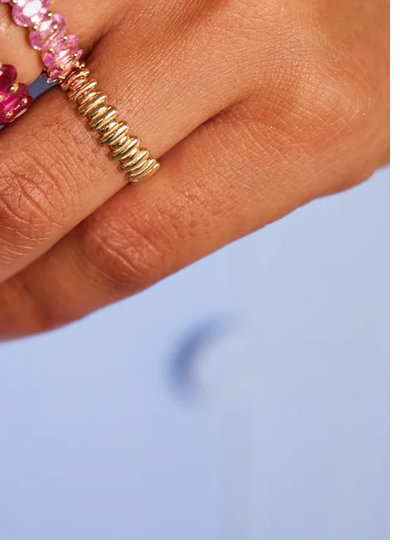 Genuine Ruby Oval Eternity Band