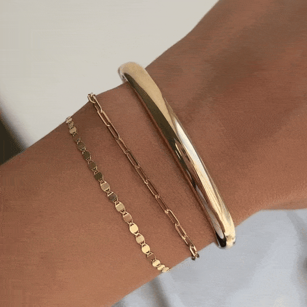 Thick Dome Bangle