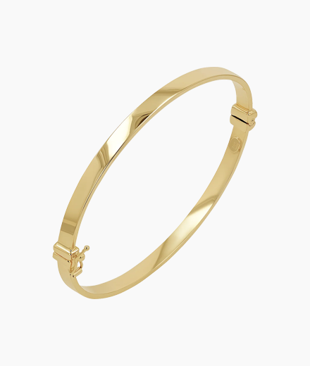 Essential Hinged Bangle (4mm)