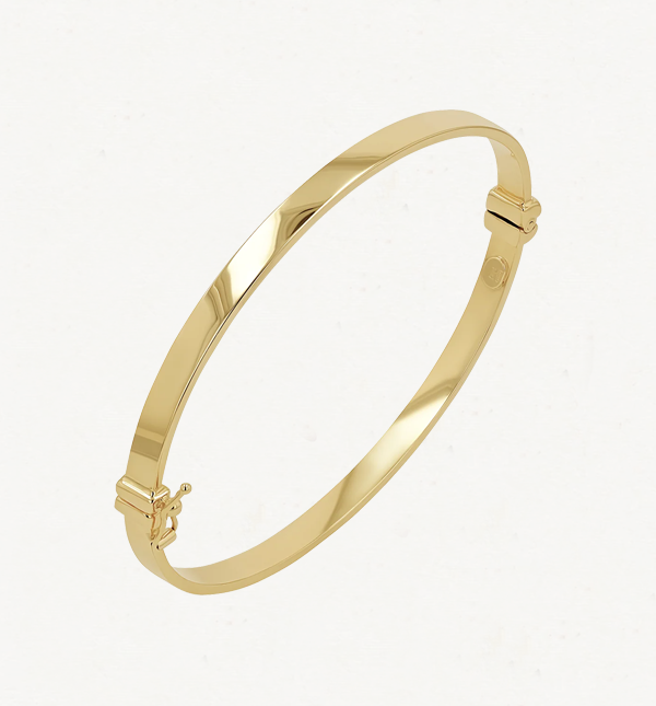 Essential Hinged Bangle (4mm)