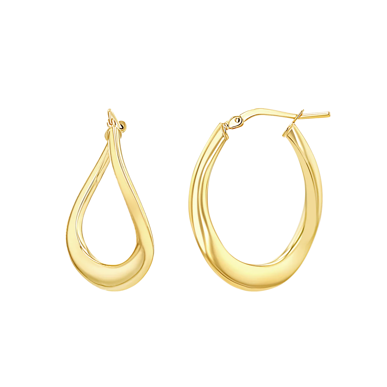 Image of Infinity Hoop Earrings