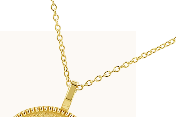 Zodiac Coin Medallion Necklace