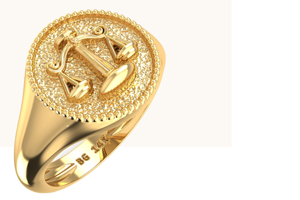 Zodiac Signet Ring