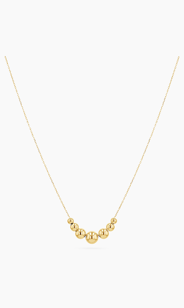 Graduating Dainty Ball Necklace