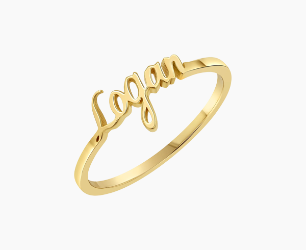 Custom Name Ring