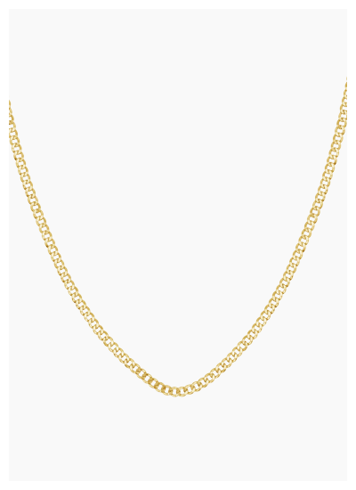 14K Dainty Cuban Link Chain Necklace