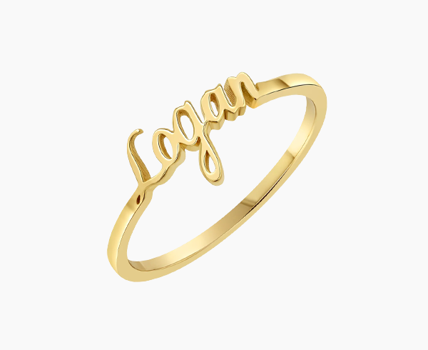 Custom Name Ring