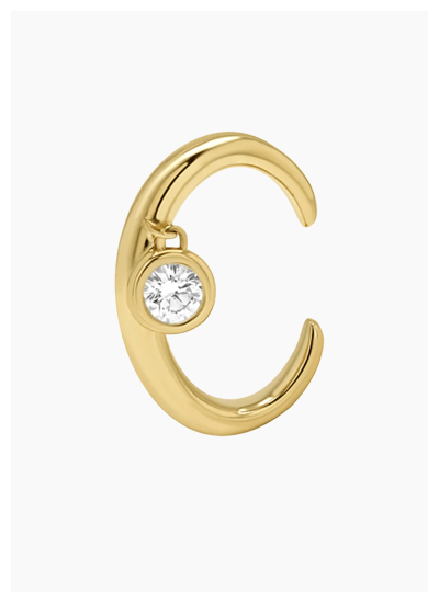 Diamond Drop Ear Cuff