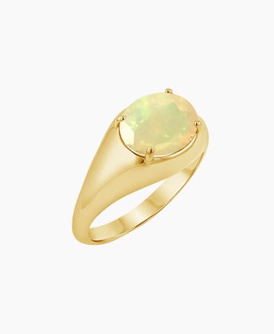 Grand Opal Signet Ring