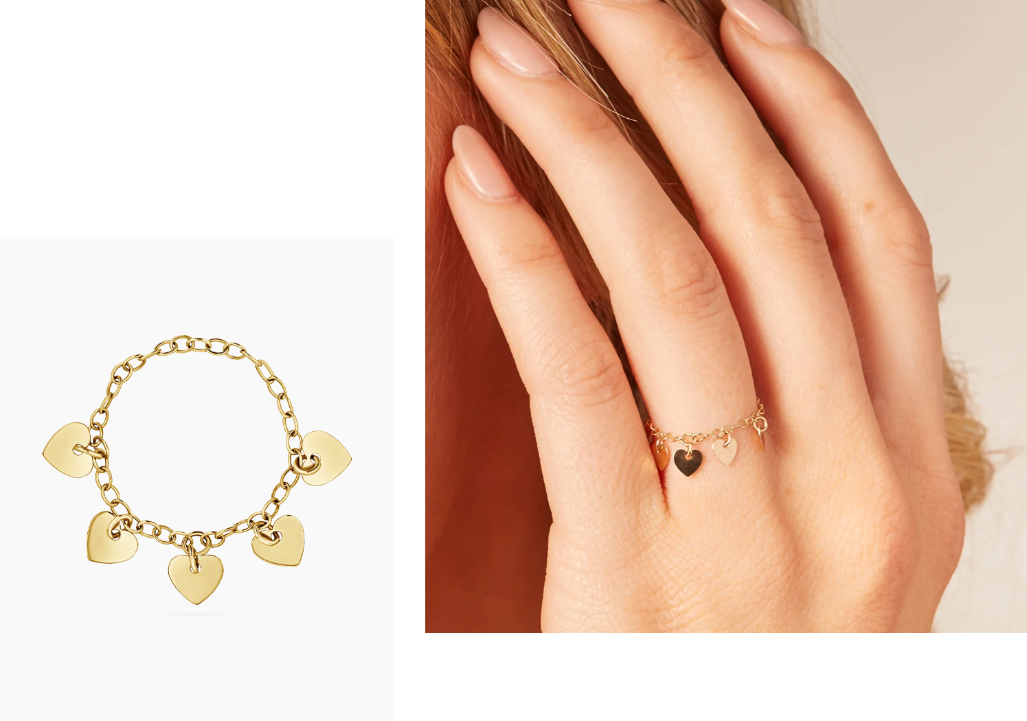 Heart Station Chain Ring