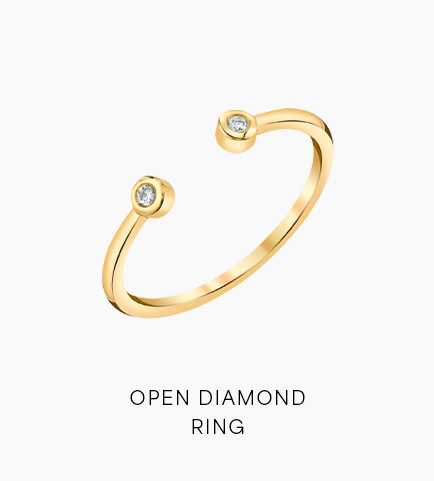 Open Diamond Ring