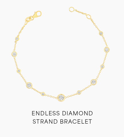 Endless Diamond Strand Bracelet