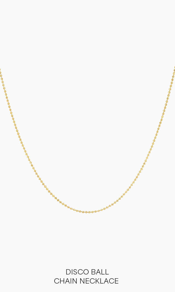 Disco Ball Chain Necklace
