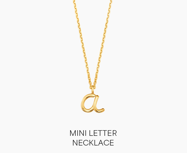 Mini Letter Necklace