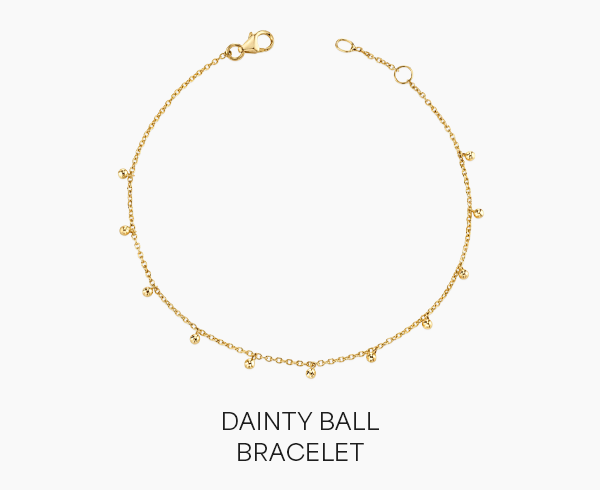 Dainty Ball Bracelet
