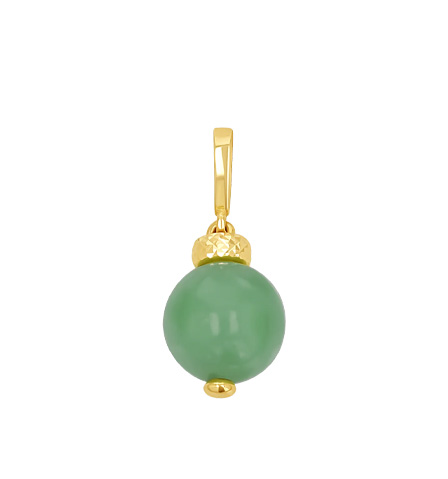 Bauble Jade Bead Charm