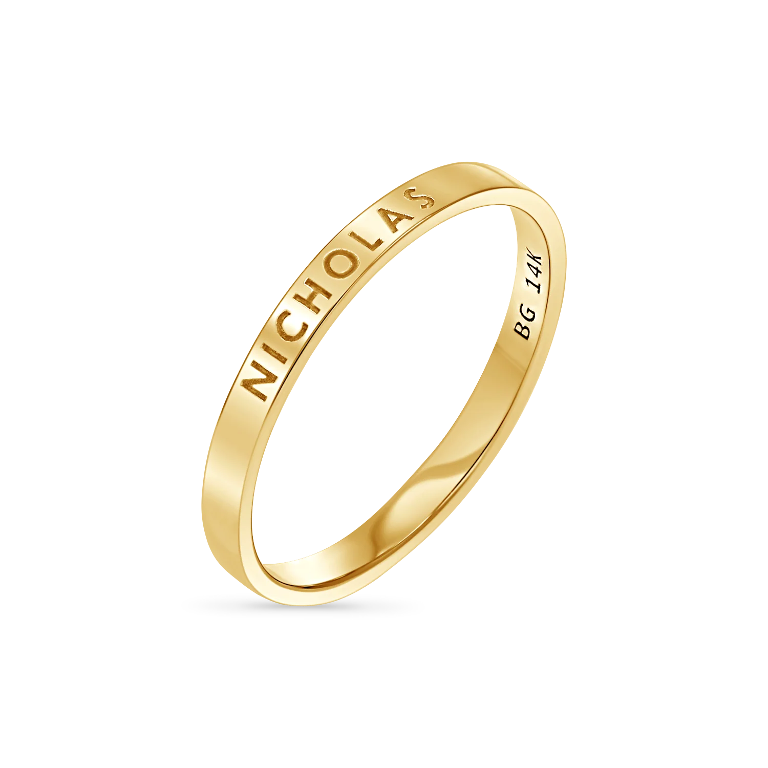 Image of Custom Engravable Stacking Band