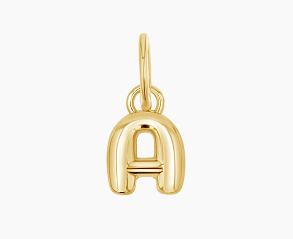 Puff Letter Charm