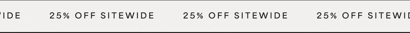  25% off sitewide 