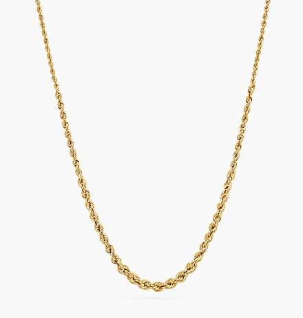 Graduated Rope Chain Necklace