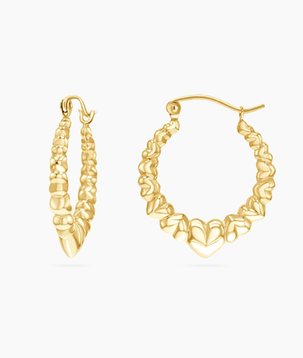 Endless Puff Heart Hoops