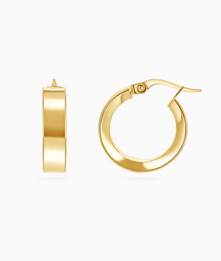Linear High Polish Hoops