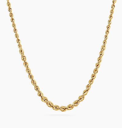 Graduated Rope Chain Necklace