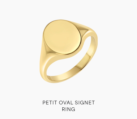 Petit Oval Signet Ring